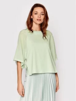 Flash Sale ???? Marella Γυναίκες Μπλουζάκια Μπλουζάκι Ricamo 39410425 Πράσινο Regular Fit ????