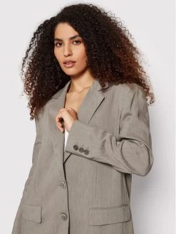 Αγορά ???? Marella Γυναίκες Σακάκια & Μπλέιζερ Μπλέιζερ Patty 30410125 Γκρι Straight Fit ???? -Marella Κατάστημα unnamed file 1034