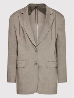 Αγορά ???? Marella Γυναίκες Σακάκια & Μπλέιζερ Μπλέιζερ Patty 30410125 Γκρι Straight Fit ???? -Marella Κατάστημα unnamed file 1035