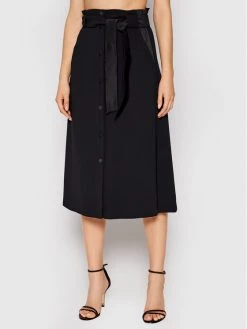 Προώθηση ???? Marella Γυναίκες Φούστα Midi Gardena 31060413 Μαύρο Regular Fit ????