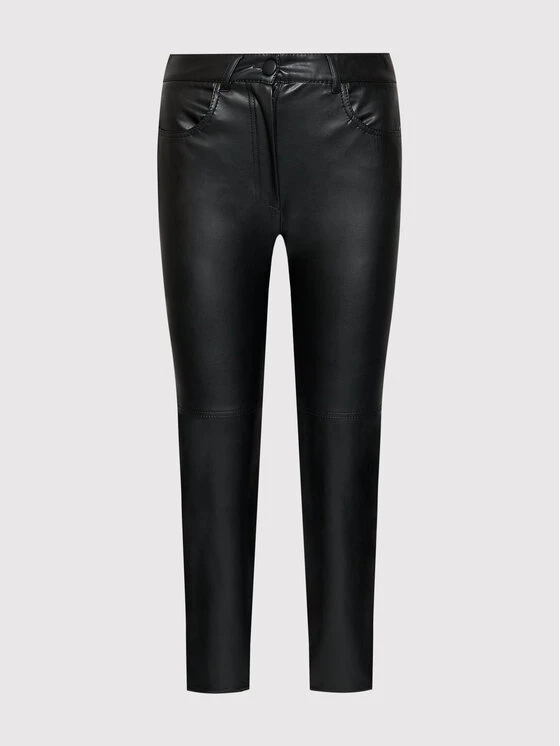 Καλύτερη πώληση ✔️ Marella Γυναίκες Δερμάτινα Παντελόνια Παντελόνι από απομίμηση δέρματος Valdena 37860218 Μαύρο Regular Fit ⌛ 5 Καλύτερη πώληση ✔️ Marella Γυναίκες Δερμάτινα Παντελόνια Παντελόνι από απομίμηση δέρματος Valdena 37860218 Μαύρο Regular Fit ⌛ - Image 5