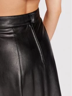 Η καλύτερη συμφωνία ⌛ Marella Γυναίκες Midi Φούστα από απομίμηση δέρματος Omelia 37760118 Μαύρο Regular Fit ???? -Marella Κατάστημα unnamed file 1174