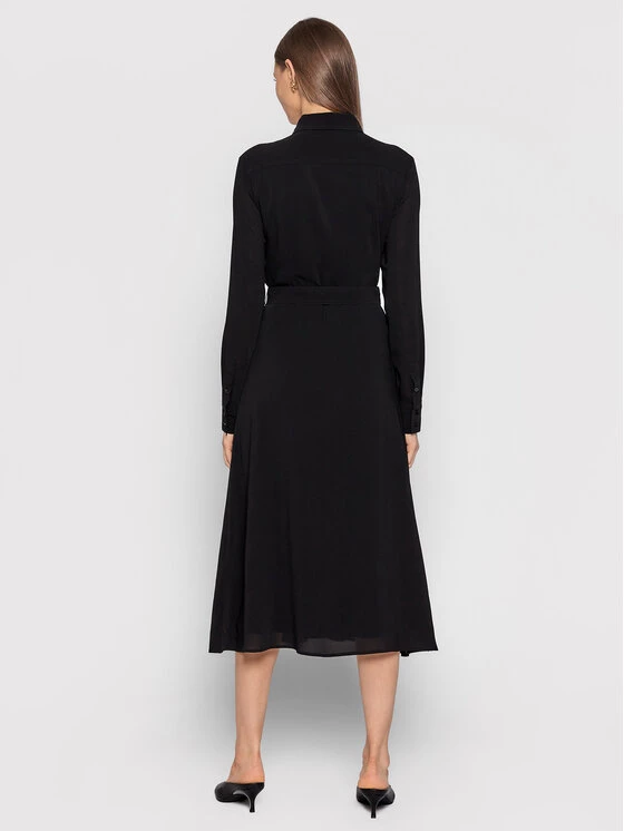 Flash Sale ❤️ Marella Γυναίκες Φορέματα σε Στυλ Πουκάμισο & Σεμιζιέ Φόρεμα πουκάμισο Display 32260818 Μαύρο Regular Fit ???? 3 Flash Sale ❤️ Marella Γυναίκες Φορέματα σε Στυλ Πουκάμισο & Σεμιζιέ Φόρεμα πουκάμισο Display 32260818 Μαύρο Regular Fit ???? - Image 3