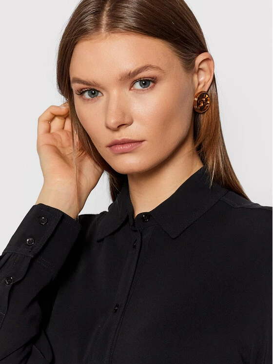 Flash Sale ❤️ Marella Γυναίκες Φορέματα σε Στυλ Πουκάμισο & Σεμιζιέ Φόρεμα πουκάμισο Display 32260818 Μαύρο Regular Fit ???? 4 Flash Sale ❤️ Marella Γυναίκες Φορέματα σε Στυλ Πουκάμισο & Σεμιζιέ Φόρεμα πουκάμισο Display 32260818 Μαύρο Regular Fit ???? - Image 4