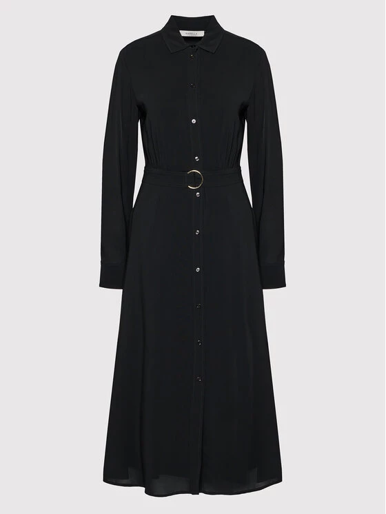 Flash Sale ❤️ Marella Γυναίκες Φορέματα σε Στυλ Πουκάμισο & Σεμιζιέ Φόρεμα πουκάμισο Display 32260818 Μαύρο Regular Fit ???? 5 Flash Sale ❤️ Marella Γυναίκες Φορέματα σε Στυλ Πουκάμισο & Σεμιζιέ Φόρεμα πουκάμισο Display 32260818 Μαύρο Regular Fit ???? - Image 5