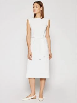 Κουπόνι ???? Marella Γυναίκες Καθημερινά Φορέματα Φόρεμα καθημερινό Bino 36210315 Λευκό Regular Fit ????