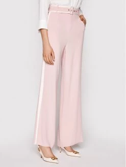 Συμφωνίες ???? Marella Γυναίκες Υφασμάτινα Παντελόνια Παντελόνι υφασμάτινο Adunco 31312711 Ροζ Regular Fit ????