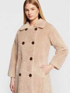 Προώθηση ???? Marella Γυναίκες Γούνες & Πανωφόρια από προβιά Δέρμα προβάτου Rapallo 34560126 Μπεζ Regular Fit ???? -Marella Κατάστημα unnamed file 130