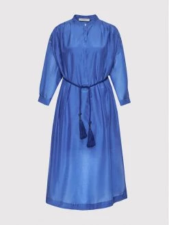 Το φθηνότερο ???? Marella Γυναίκες Φορέματα σε Στυλ Πουκάμισο & Σεμιζιέ Φόρεμα πουκάμισο Parodia 32211412 Μπλε Relaxed Fit ???? -Marella Κατάστημα unnamed file 1321