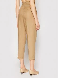 Συμφωνίες ???? Marella Γυναίκες Υφασμάτινα Παντελόνια Παντελόνι υφασμάτινο Domino 31311512 Καφέ Regular Fit ???? -Marella Κατάστημα unnamed file 1334