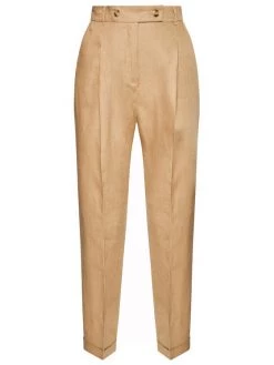 Συμφωνίες ???? Marella Γυναίκες Υφασμάτινα Παντελόνια Παντελόνι υφασμάτινο Domino 31311512 Καφέ Regular Fit ???? -Marella Κατάστημα unnamed file 1336