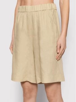 Κουπόνι ✔️ Marella Γυναίκες Υφασμάτινα Σορτς Σορτς υφασμάτινο Teglia 31410124 Καφέ Regular Fit ????