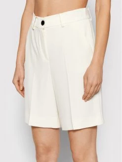Καλύτερη πώληση ???? Marella Γυναίκες Υφασμάτινα Σορτς Σορτς υφασμάτινο Saba 31410123 Λευκό Regular Fit ????