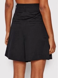 Ολοκαίνουργιο ???? Marella Γυναίκες Υφασμάτινα Σορτς Σορτς υφασμάτινο Langue 31410122 Μαύρο Relaxed Fit ✔️ -Marella Κατάστημα unnamed file 1376