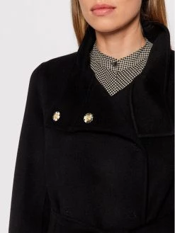 Προώθηση ???? Marella Γυναίκες Μεταβατικά Παλτά Μάλλινο παλτό Raduno 30160218 Μαύρο Straight Fit ???? -Marella Κατάστημα unnamed file 1403