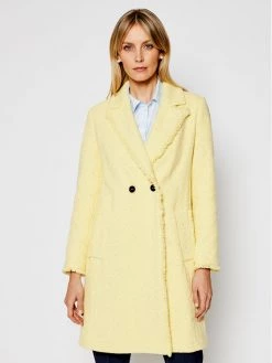 Best Pirce ???? Marella Γυναίκες Μεταβατικά Παλτά Παλτό μεταβατικό Nicchia 30110311 Κίτρινο Regular Fit ✨