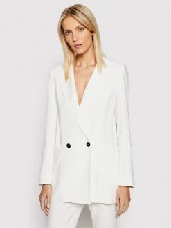 ΧΟΝΔΡΙΚΟ ΕΜΠΟΡΙΟ ???? Marella Γυναίκες Σακάκια & Μπλέιζερ Σακάκι Elba 304101122 Λευκό Regular Fit ????