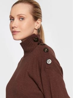 ΧΟΝΔΡΙΚΟ ΕΜΠΟΡΙΟ ???? Marella Γυναίκες Πλεκτά Φορέματα Φόρεμα υφασμάτινο Sanremo 33260229 Καφέ Regular Fit ???? -Marella Κατάστημα unnamed file 147