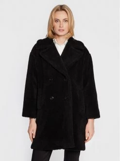 Εξοδος ???? Marella Γυναίκες Γούνες & Πανωφόρια από προβιά Δέρμα προβάτου Osanna 39060328 Μαύρο Straight Fit ????