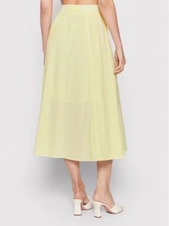 Best Pirce ???? Marella Γυναίκες Midi Φούστα σε γραμμή Α Salep 31010125 Κίτρινο Regular Fit ???? -Marella Κατάστημα unnamed file 1579