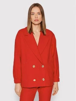 Προώθηση ???? Marella Γυναίκες Σακάκια & Μπλέιζερ Μπλέιζερ Flavio 30810121 Κόκκινο Relaxed Fit ✔️