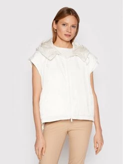 Προϋπολογισμός ???? Marella Γυναίκες Γιλέκα Γιλέκο Action 32910125 Λευκό Regular Fit ????