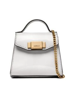 Αγορά ✨ Marella Γυναίκες Τσάντες Βραδινές Τσάντα Raffio 65161625 Λευκό ????