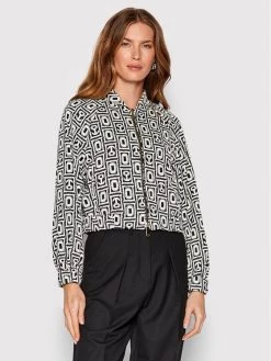 Εκπτωση ⌛ Marella Γυναίκες Μπλούζες Με Φερμουάρ Μπλούζα Torba 30460623 Μαύρο Regular Fit ????