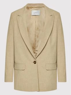 Νέος ???? Marella Γυναίκες Σακάκια & Μπλέιζερ Μπλέιζερ Warren 30461128 Μπεζ Regular Fit ???? -Marella Κατάστημα unnamed file 1895