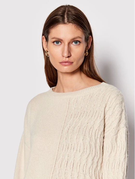 Καλύτερη πώληση ???? Marella Γυναίκες Πουλόβερ Pina 33661127 Μπεζ Regular Fit ???? 4 Καλύτερη πώληση ???? Marella Γυναίκες Πουλόβερ Pina 33661127 Μπεζ Regular Fit ???? - Image 4