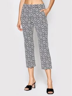 ΧΟΝΔΡΙΚΟ ΕΜΠΟΡΙΟ ???? Marella Γυναίκες Υφασμάτινα Παντελόνια Παντελόνι υφασμάτινο Reed 31360323 Μαύρο Regular Fit ✨