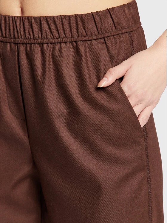 Φτηνός ???? Marella Γυναίκες Υφασμάτινα Παντελόνια Παντελόνι υφασμάτινο Mastro 31360829 Καφέ Regular Fit ???? 4 Φτηνός ???? Marella Γυναίκες Υφασμάτινα Παντελόνια Παντελόνι υφασμάτινο Mastro 31360829 Καφέ Regular Fit ???? - Image 4