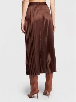 Best Pirce ???? Marella Γυναίκες Midi Πλισέ φούστα Domino 31060229 Καφέ Regular Fit ???? -Marella Κατάστημα unnamed file 2123