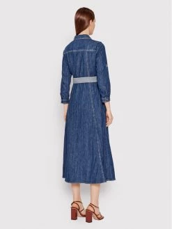 Τοπ 10 ???? Marella Γυναίκες Φορέματα σε Στυλ Πουκάμισο & Σεμιζιέ Φόρεμα τζιν Lampone 32210624 Μπλε Regular Fit ???? -Marella Κατάστημα unnamed file 2211