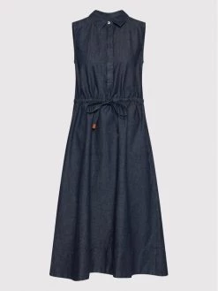 Νέος ❤️ Marella Γυναίκες Φορέματα σε Στυλ Πουκάμισο & Σεμιζιέ Φόρεμα τζιν Dazzy 32211424 Σκούρο μπλε Regular Fit ???? -Marella Κατάστημα unnamed file 2238