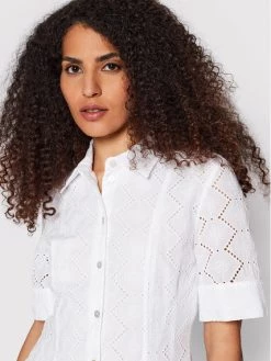 Ολοκαίνουργιο ???? Marella Γυναίκες Φορέματα σε Στυλ Πουκάμισο & Σεμιζιέ Φόρεμα πουκάμισο Vezzano 32211324 Λευκό Regular Fit ???? -Marella Κατάστημα unnamed file 2242