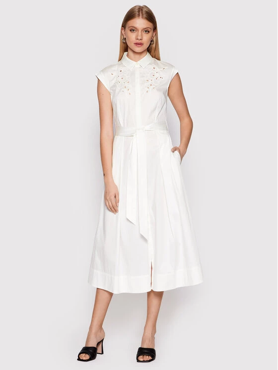 Ολοκαίνουργιο ❤️ Marella Γυναίκες Καθημερινά Φορέματα Φόρεμα καθημερινό Bosso 32210321 Λευκό Regular Fit ???? 2 Ολοκαίνουργιο ❤️ Marella Γυναίκες Καθημερινά Φορέματα Φόρεμα καθημερινό Bosso 32210321 Λευκό Regular Fit ???? - Image 2