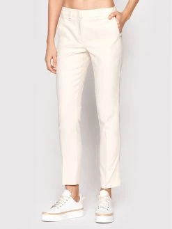 Η καλύτερη συμφωνία ???? Marella Γυναίκες Παντελόνια Chinos Παντελόνι Chino Gomito 31312221 Μπεζ Regular Fit ????