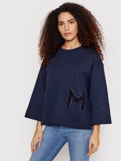 Πολύ καλή προσφορά ???? Marella Γυναίκες Μπλούζες Χωρίς Φερμουάρ Μπλούζα Fariseo 39210524 Σκούρο μπλε Relaxed Fit ????