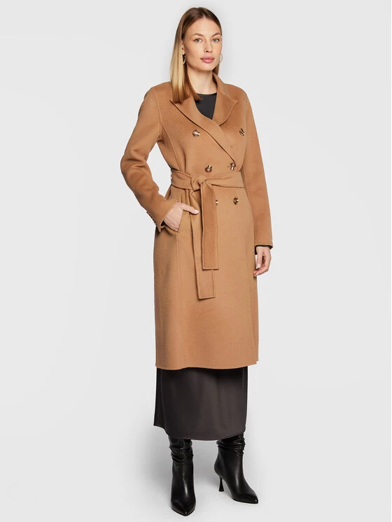 Συμφωνίες ✔️ Marella Γυναίκες Μεταβατικά Παλτά Μάλλινο παλτό Offerta 30160128 Καφέ Regular Fit ❤️ 1 Συμφωνίες ✔️ Marella Γυναίκες Μεταβατικά Παλτά Μάλλινο παλτό Offerta 30160128 Καφέ Regular Fit ❤️