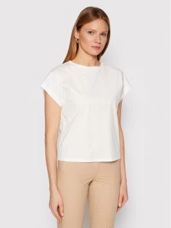 Συμφωνίες ???? Marella Γυναίκες T-shirts T-Shirt Jadi 39410522 Λευκό Regular Fit ⭐