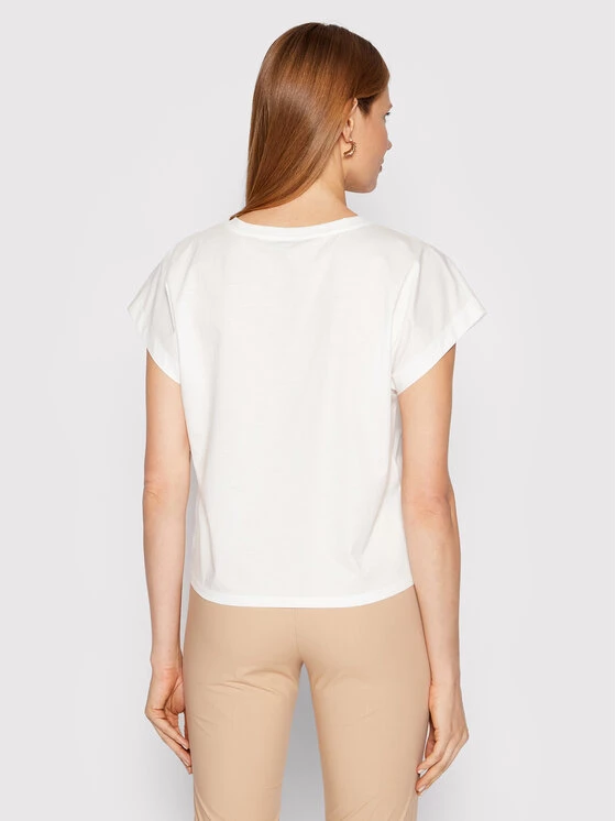 Συμφωνίες ???? Marella Γυναίκες T-shirts T-Shirt Jadi 39410522 Λευκό Regular Fit ⭐ 3 Συμφωνίες ???? Marella Γυναίκες T-shirts T-Shirt Jadi 39410522 Λευκό Regular Fit ⭐ - Image 3