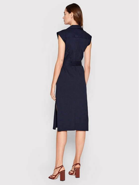 Ολοκαίνουργιο ???? Marella Γυναίκες Καθημερινά Φορέματα Φόρεμα καθημερινό Bagdad 36210525 Σκούρο μπλε Regular Fit ✔️ 3 Ολοκαίνουργιο ???? Marella Γυναίκες Καθημερινά Φορέματα Φόρεμα καθημερινό Bagdad 36210525 Σκούρο μπλε Regular Fit ✔️ - Image 3