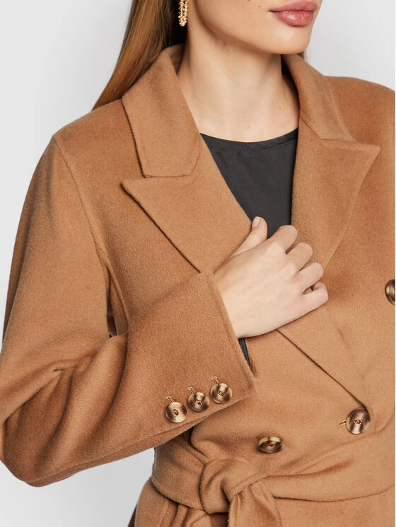 Συμφωνίες ✔️ Marella Γυναίκες Μεταβατικά Παλτά Μάλλινο παλτό Offerta 30160128 Καφέ Regular Fit ❤️ 4 Συμφωνίες ✔️ Marella Γυναίκες Μεταβατικά Παλτά Μάλλινο παλτό Offerta 30160128 Καφέ Regular Fit ❤️ - Image 4