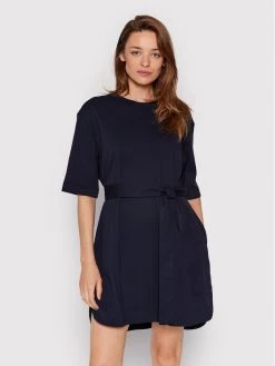 Best Pirce ⌛ Marella Γυναίκες Καθημερινά Φορέματα Φόρεμα καθημερινό Regalo 36210325 Σκούρο μπλε Relaxed Fit ⌛