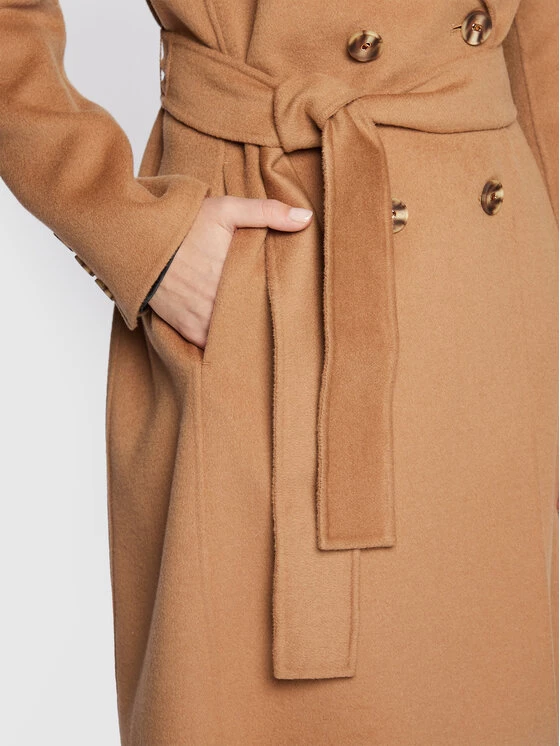 Συμφωνίες ✔️ Marella Γυναίκες Μεταβατικά Παλτά Μάλλινο παλτό Offerta 30160128 Καφέ Regular Fit ❤️ 5 Συμφωνίες ✔️ Marella Γυναίκες Μεταβατικά Παλτά Μάλλινο παλτό Offerta 30160128 Καφέ Regular Fit ❤️ - Image 5