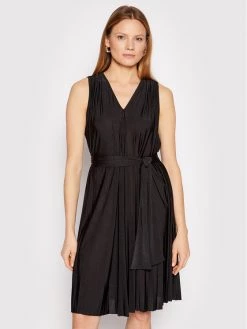 Προώθηση ???? Marella Γυναίκες Καθημερινά Φορέματα Φόρεμα καθημερινό Viscosa 36210322 Μαύρο Oversize ????