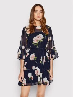 Πολύ καλή προσφορά ✔️ Marella Γυναίκες Καθημερινά Φορέματα Φόρεμα καθημερινό Denver 32213922 Σκούρο μπλε Regular Fit ⌛