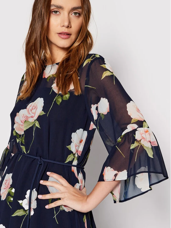 Πολύ καλή προσφορά ✔️ Marella Γυναίκες Καθημερινά Φορέματα Φόρεμα καθημερινό Denver 32213922 Σκούρο μπλε Regular Fit ⌛ 4 Πολύ καλή προσφορά ✔️ Marella Γυναίκες Καθημερινά Φορέματα Φόρεμα καθημερινό Denver 32213922 Σκούρο μπλε Regular Fit ⌛ - Image 4