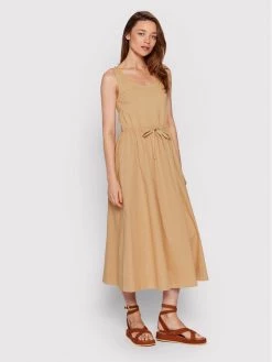 Προώθηση ???? Marella Γυναίκες Καθημερινά Φορέματα Φόρεμα καθημερινό Zelo 32210225 Μπεζ Regular Fit ❤️